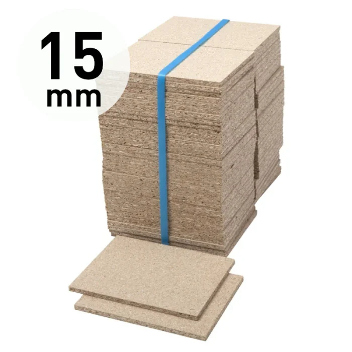 Spaanplaat broodjes 15mm dik 20x15cm (geschuurd) - 86618 Rechtstreeks Van De Fabrikant