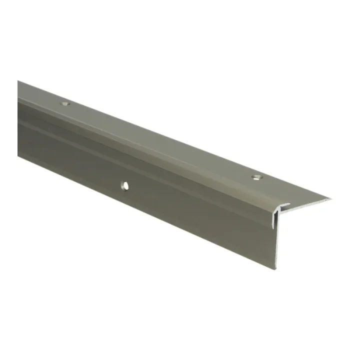 Inschuif trapneusprofiel tot 2,5 mm PVC RVS - 65386 Betaalbaar