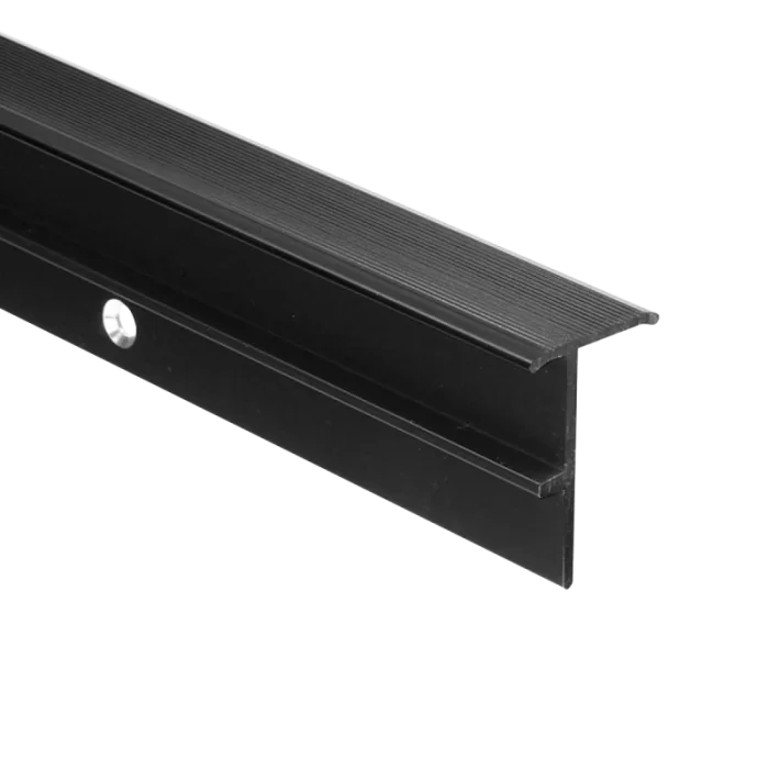 Exclusieve Aanbieding Trapuitloopprofiel Zwart t.b.v. Losse Neus 26 mm - 65361