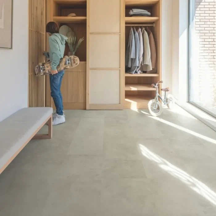 Superprijs QuickStep Muse Hydroseal Grijs beton MUS5488 Tegel Laminaat