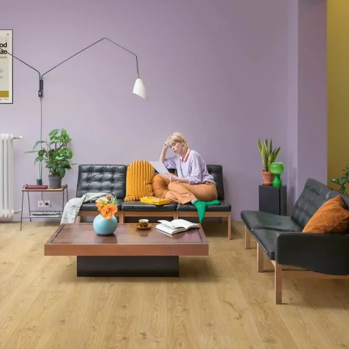 QuickStep Alpha PVC Blos Base Cottage naturelle eik 4mm AVSPT40025 Rigid Click PVC Weekendaanbieding