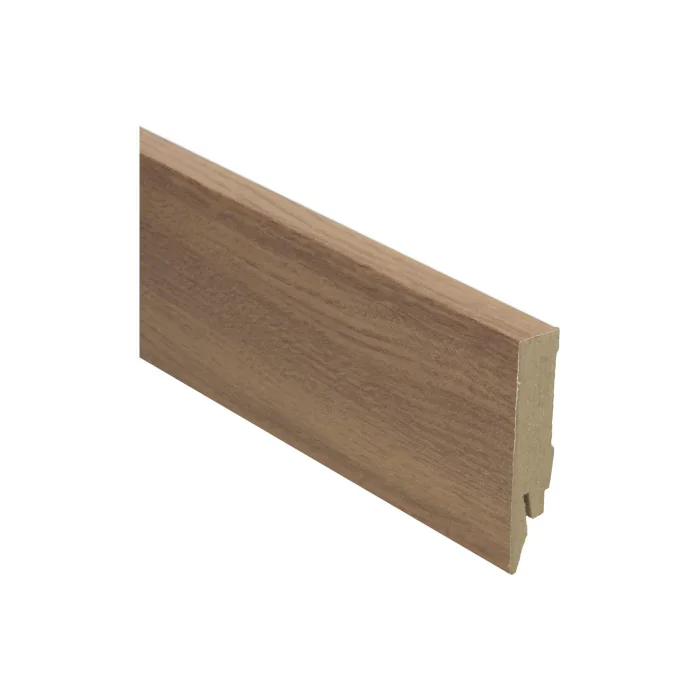 Rechte MDF Blokplint 14x70mm vintage eiken donkervernist - 27057 Hoge Kwaliteit