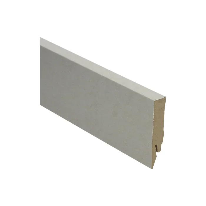 Rechte MDF Blokplint 14x70mm Beton Gepolijst Natuur - 27094 Aanbieding