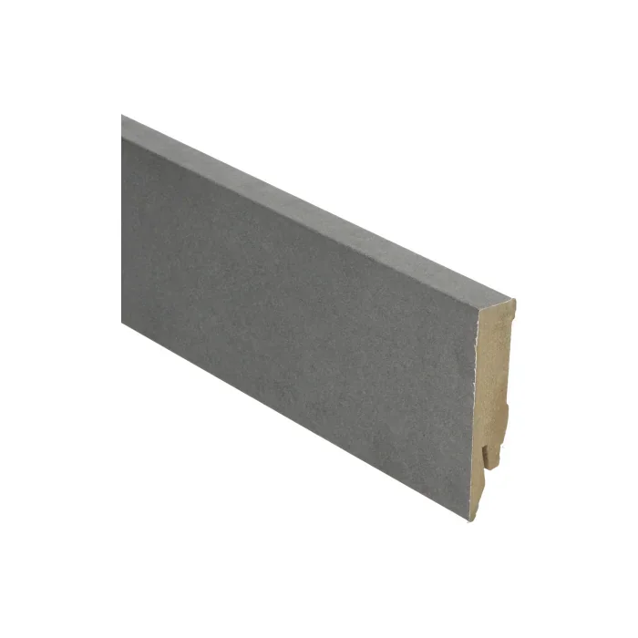 Direct Beschikbaar Rechte MDF Blokplint 14x70mm Zand Donker - 27123