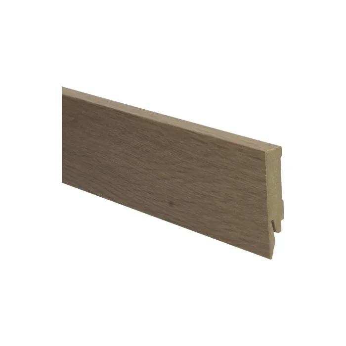 Betrouwbaar Rechte MDF Blokplint 14x70mm Eiken Gerookt - 27163