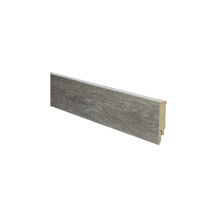 Rechte MDF Blokplint 14x70mm Eiken Salmiak Grijs - 27185 Nieuw