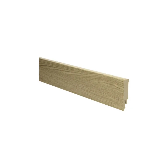 Nieuw Rechte MDF Blokplint 14x70mm Eiken Geborsteld - 27186