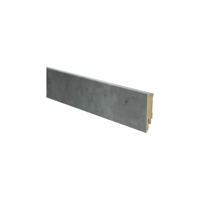Gratis Retour Rechte MDF Blokplint 14x70mm Beton Grijs - 27193