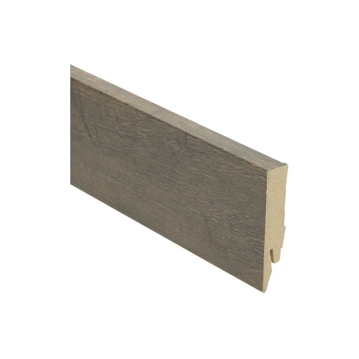 Uitverkoop Rechte MDF Blokplint 14x70mm Country Oak Brown - 27204