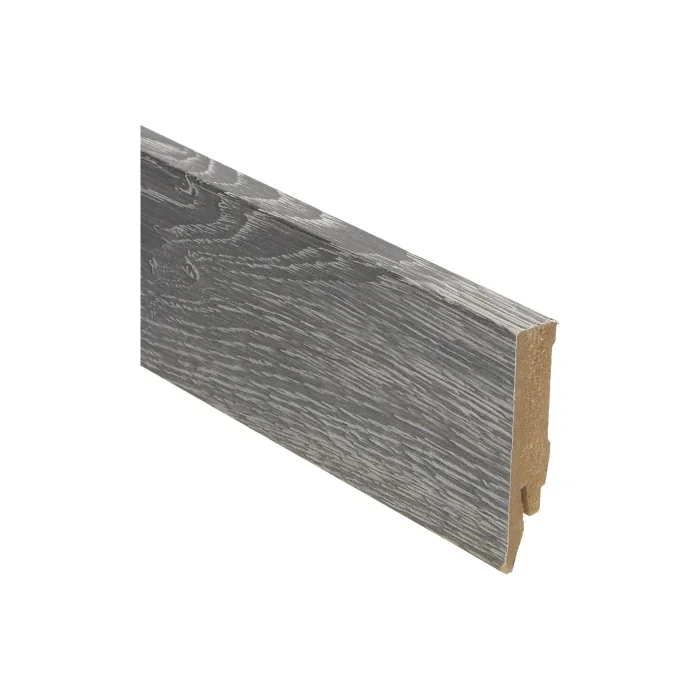 Rechtstreeks Van De Fabrikant Rechte MDF Blokplint 14x70mm Scarlet Oak Dark Grey - 27207