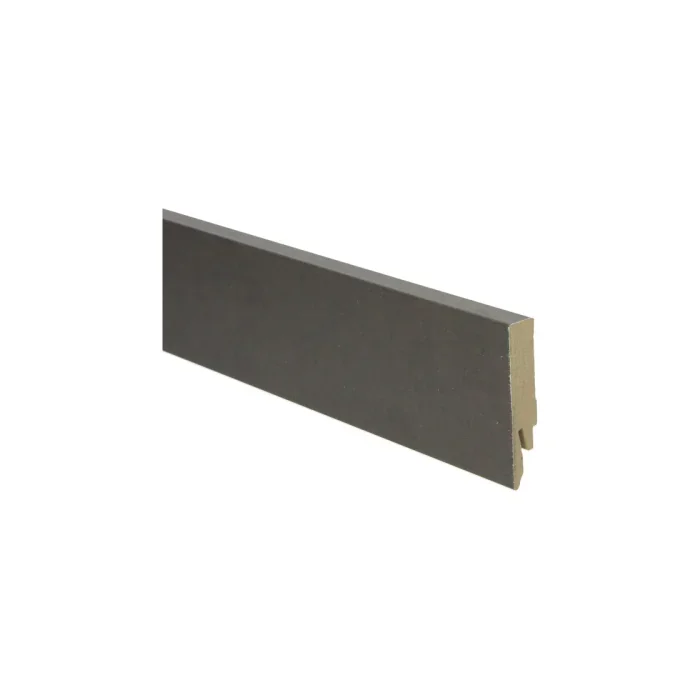Rechte MDF Blokplint 14x70mm Beton Gepolijst Koper - 27235 Bestseller