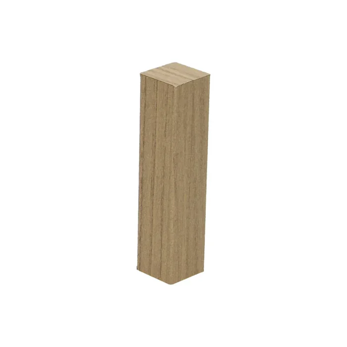 Bestseller Hoek/Eindstuk 17x73mm Eiken Diamant (4 stuks) - 27409