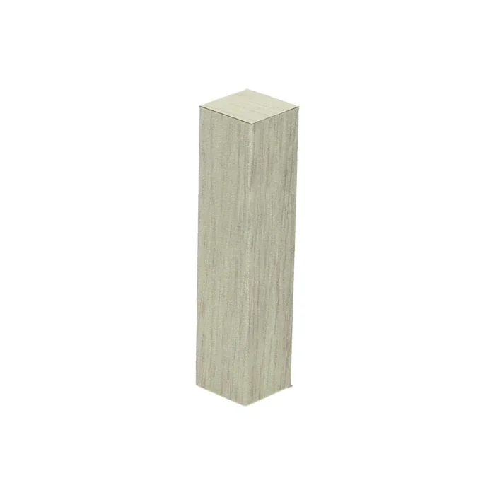 Hoek/Eindstuk 17x73mm Eiken Polar (4 stuks) - 27414 Finale Uitverkoop