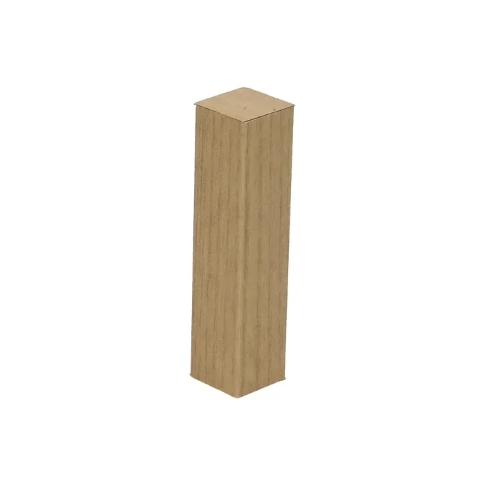 Express Levering Hoek/Eindstuk 17x73mm Ahorn Donker (4 stuks) - 27431