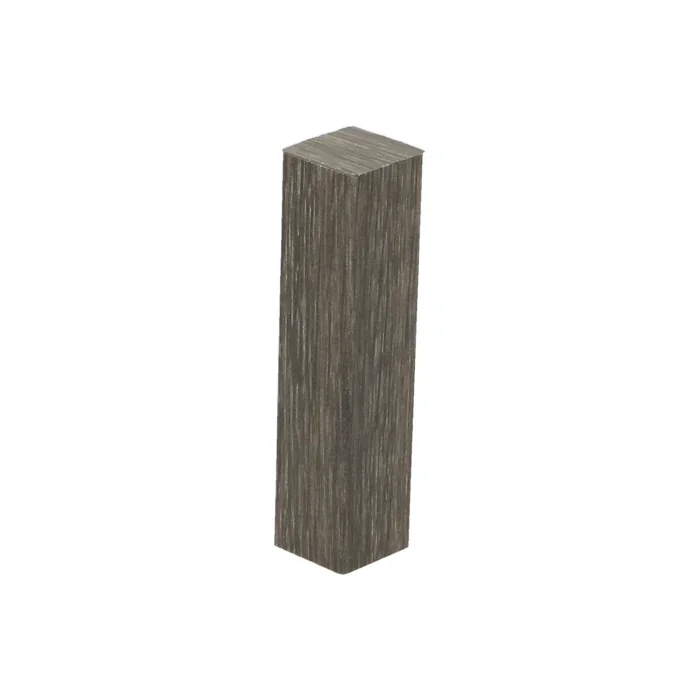 Gereduceerde Prijs Hoek/Eindstuk 17x73mm Eiken Grijs Gerookt (4 stuks) - 27453