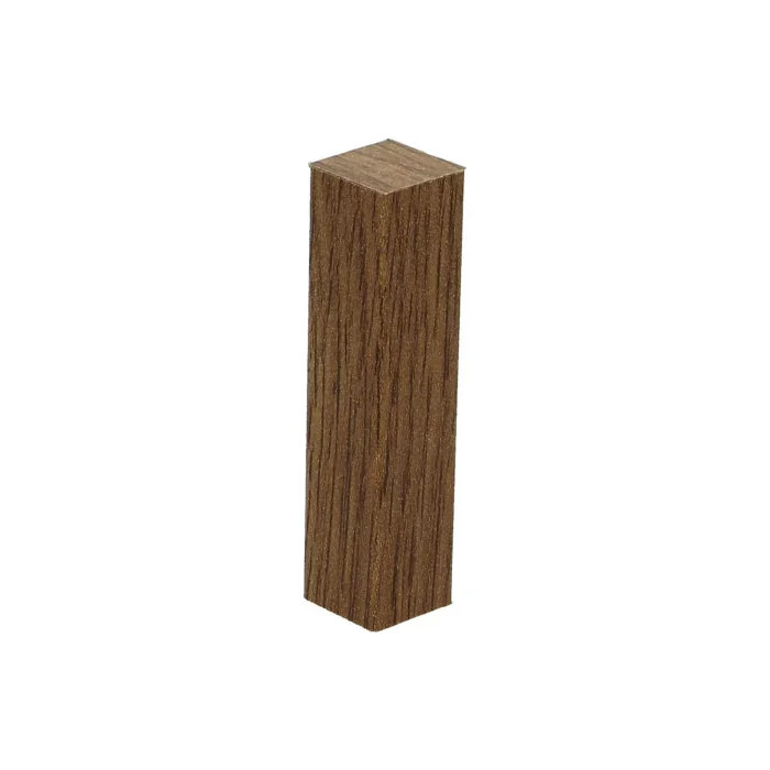 Favoriet Hoek/Eindstuk 17x73mm Eiken Naturel Donker (4 stuks) - 27514
