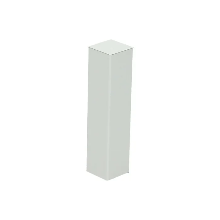 Hoek/Eindstuk 17x73mm Hoogglans Wit (4 stuks) - 27544 Hete Deal