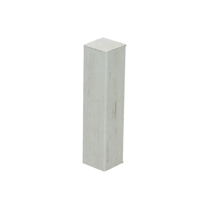 Hoek/Eindstuk 17x73mm Geloogd Grenen Sneeuw (4 stuks) - 27549 Exclusieve Aanbieding