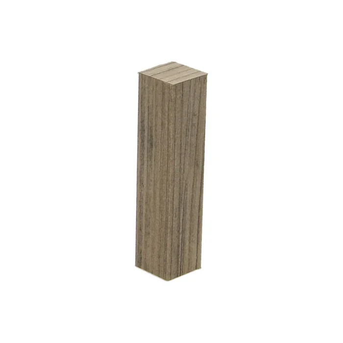 Hoek/Eindstuk 17x73mm Grenen Geborsteld Bruin (4 stuks) - 27553 Fabrieksprijs