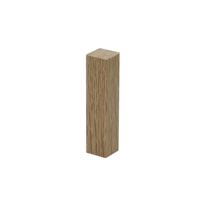 Hoek/Eindstuk 17x73mm Eiken Gerookt (4 stuks) - 27563 Op = Op
