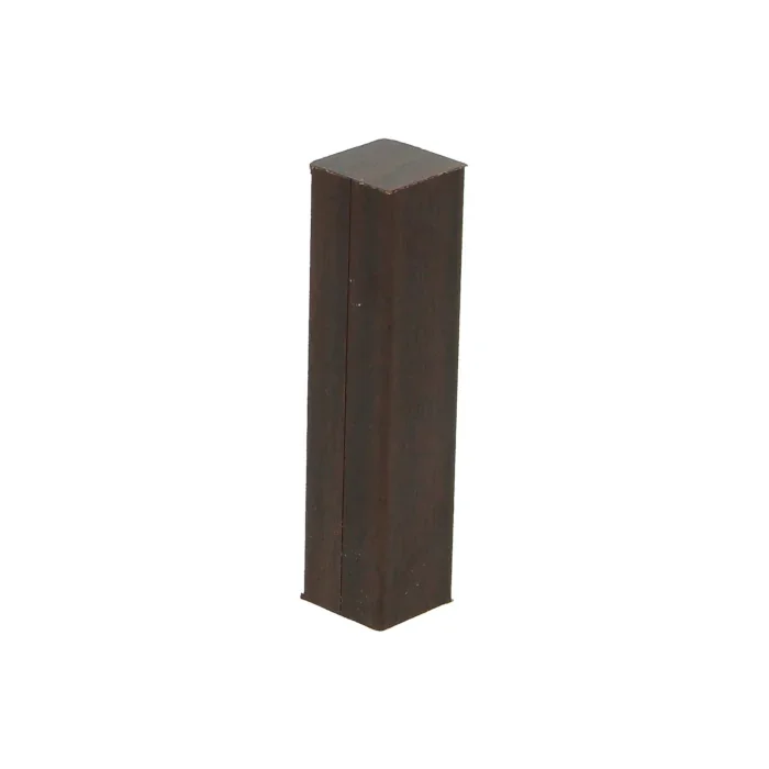 Bestel Nu Hoek/Eindstuk 17x73mm Palissander Zwartvernist (4 stuks) - 27574
