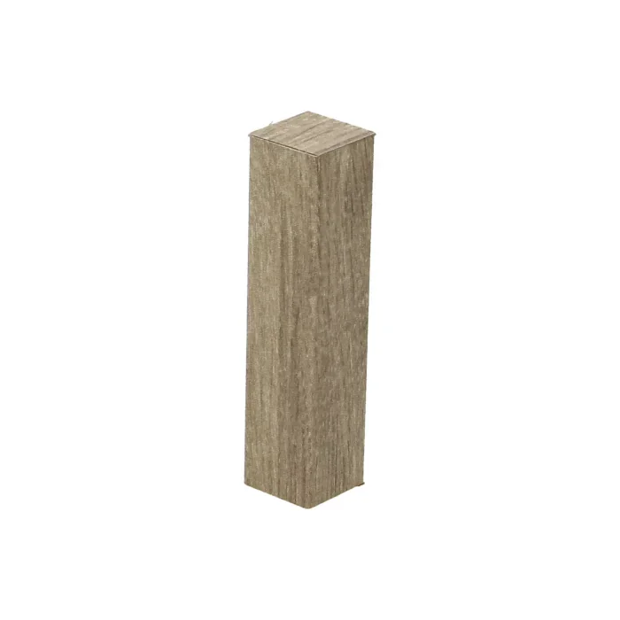 Veilige Betaling Hoek/Eindstuk 17x73mm Mountain Oak Light Grey (4 stuks) - 27630