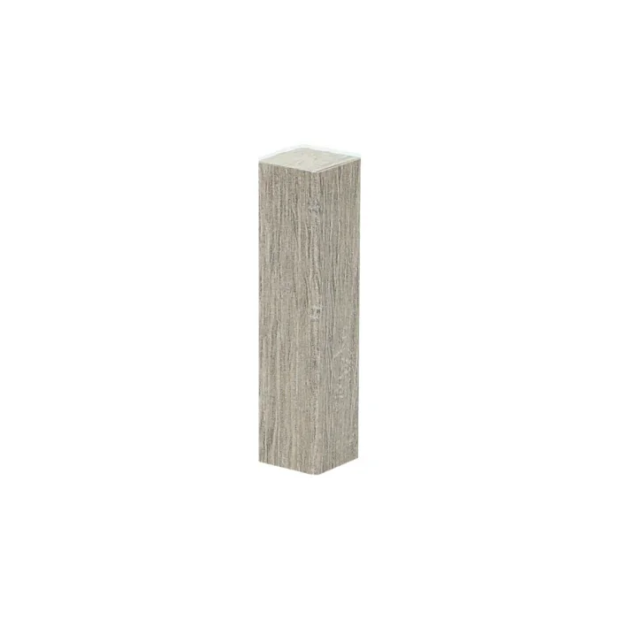 Hoek/Eindstuk 17x73mm Oud Eiken Bruingrijs (4 stuks) - 27639 Bestseller