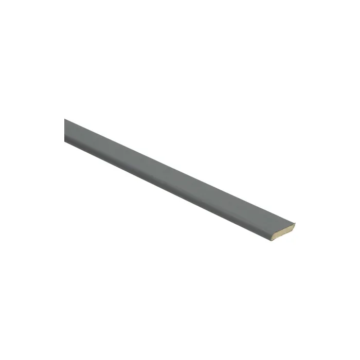Fabrieksprijs Plakplint zelfklevend 5x24mm Dekkend Antraciet platte plint - 23130
