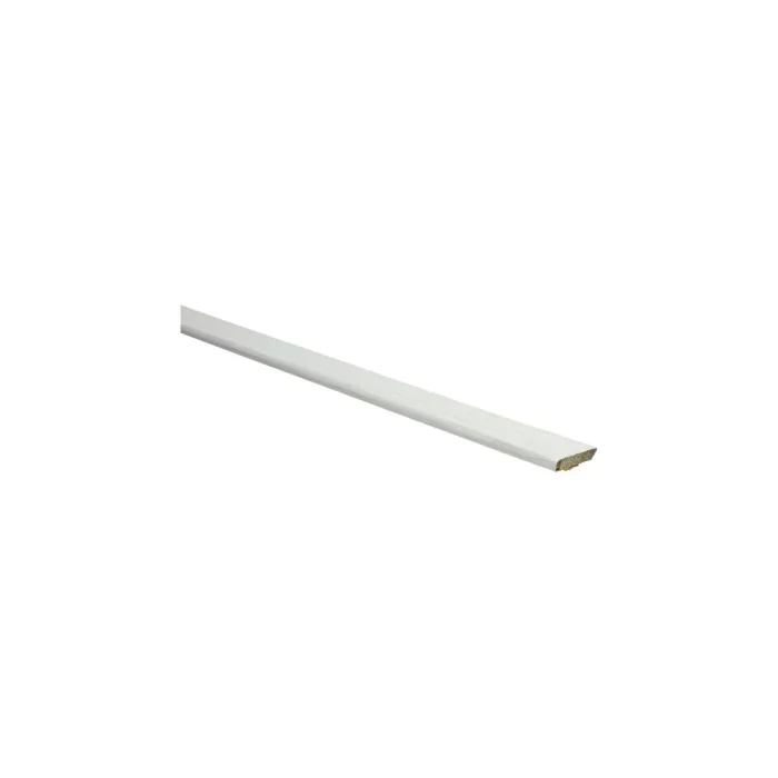 Bestseller Plakplint zelfklevend 5x24mm Eiken Katoenwit platte plint - 23178