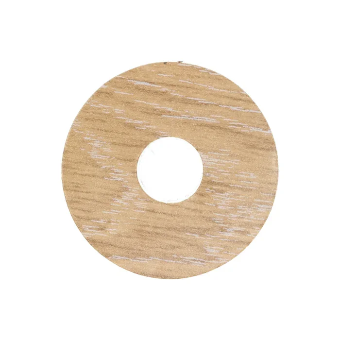Rozet zelfklevend 17-55mm Eiken Wit Ceruse (10 stuks) - 24005 Nieuw