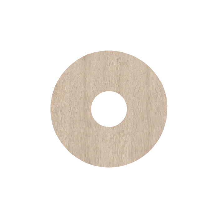 Rozet zelfklevend 17-55mm Mountain Oak Vergrijsd (10 stuks) - 24196 Express Levering