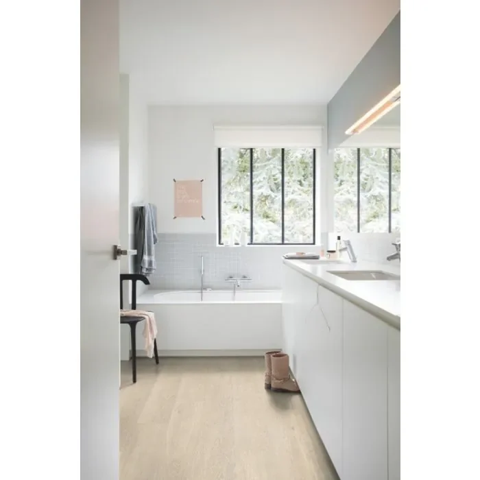 QuickStep Alpha PVC Bloom Zeebries Beige Eik 5+1mm AVMPU40080 Rigid Click PVC (incl. vaste 10dB ondervloer) Superprijs