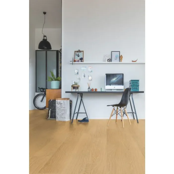QuickStep Alpha PVC Bloom Pure Honing Eik 5+1mm AVMPU40098 Rigid Click PVC (incl. vaste 10dB ondervloer) Nieuw