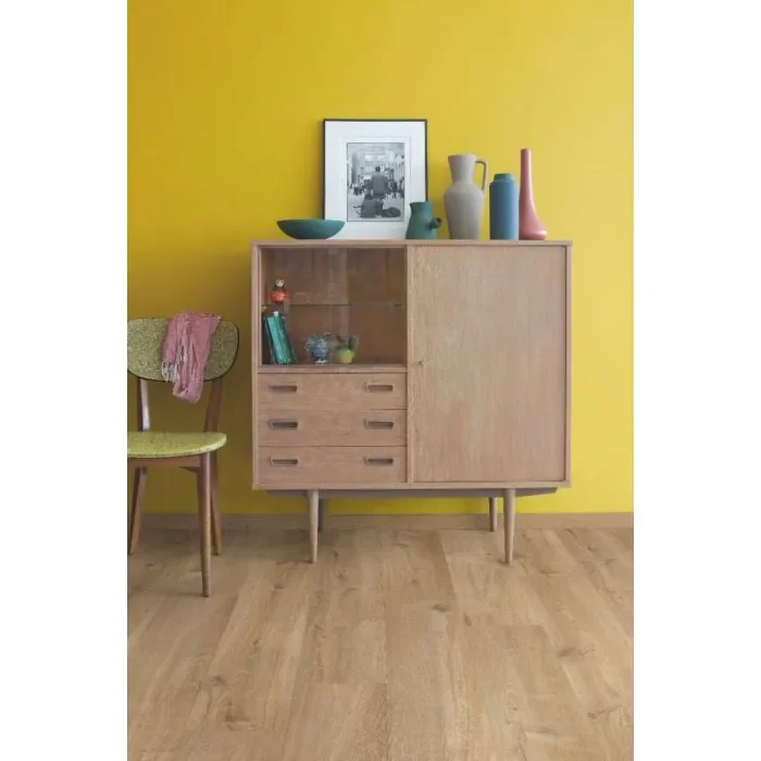 QuickStep Alpha PVC Bloom Katoen Naturelle Eik 5+1mm AVMPU40104 Rigid Click PVC (incl. vaste 10dB ondervloer) Actieprijs