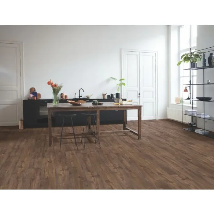 QuickStep Alpha PVC Bloom Herfstchocoladebruine Eik 5+1mm AVMPU40199 Rigid Click PVC (incl. vaste 10dB ondervloer) Laatste Kans