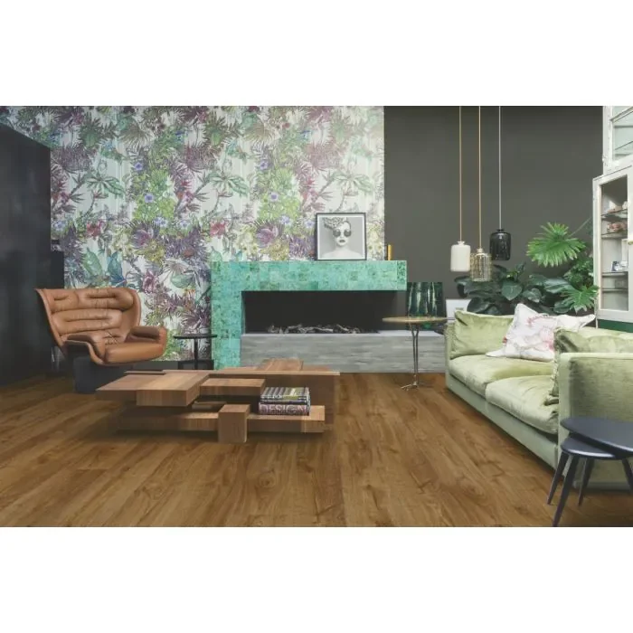 QuickStep Alpha PVC Bloom Herfstbruine Eik 5+1mm AVMPU40090 Rigid Click PVC (incl. vaste 10dB ondervloer) Dagaanbieding