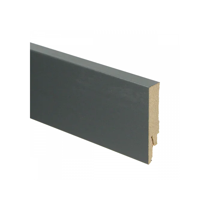 Rechte MDF Blokplint 14x70mm Antraciet RAL 7016 - 27200 Snelle Levering