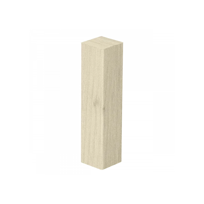 Hoek/Eindstuk 17x73mm Eiken Helder (4 stuks) - 27430 Alleen Vandaag