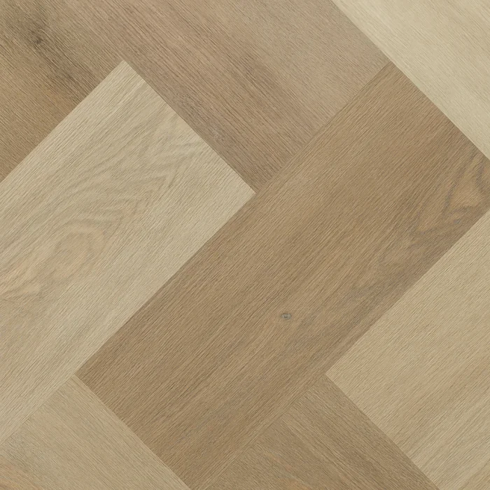 Nieuw Hebeta Montinique Rigid Click PVC Charente Visgraat XL Naturel eiken mix Incl. vaste ondervloer 577567