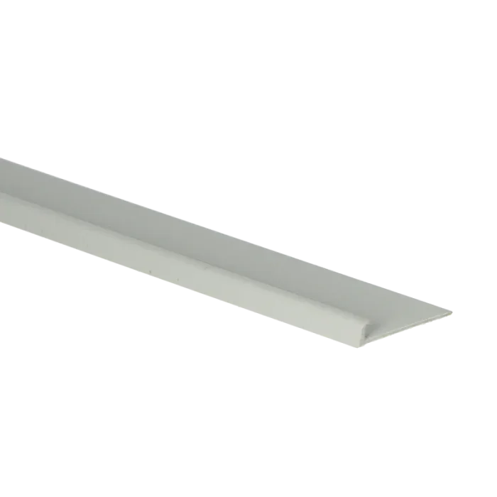 Superprijs Papegaaienbek Kunststof Lichtgrijs 5mm hoog 250cm lang - 20232