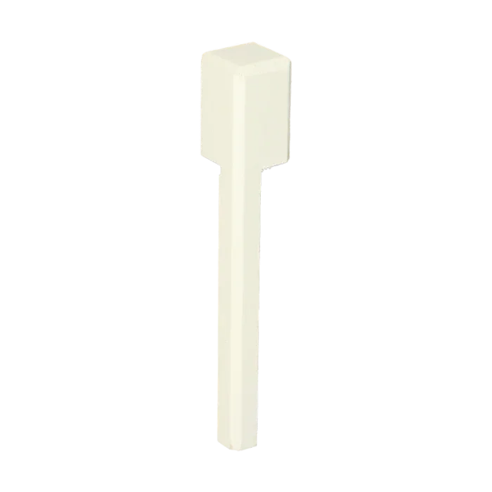 Vochtwerende MDF Binnenhoek Gelakt Verkeerswit RAL9016 t.b.v. MDF renovatie plint 18x120mm - 16553 Meest Verkocht