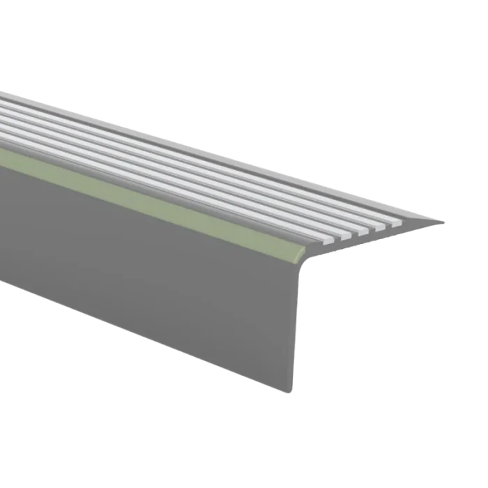 Trapkantprofiel Kunststof Donkergrijs 65x40mm 250cm - 20726 Premium