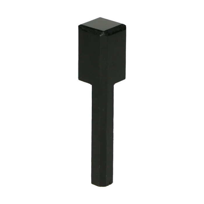 Lage Kosten Vochtwerende MDF Binnenhoek Gelakt Zwart 9005 t.b.v. MDF overzetplint 18x90mm - 16549