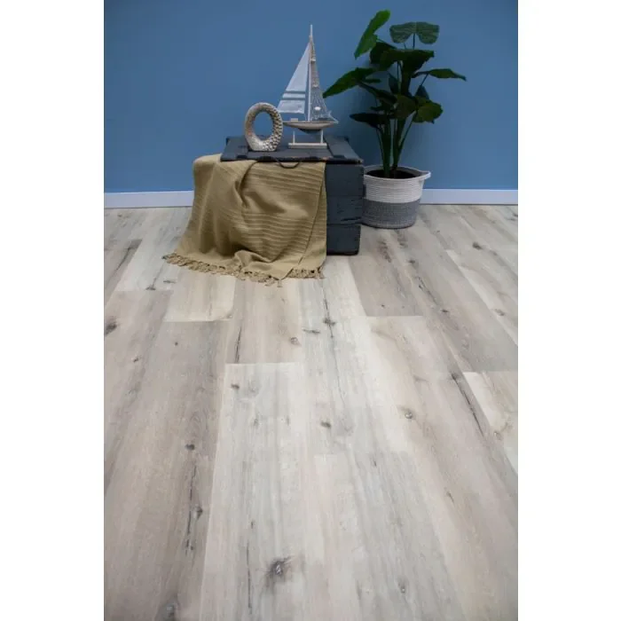 Populair VecoFloors Bruin Ruw Eiken Rigid Click PVC A0001275 ACTIE OP=OP