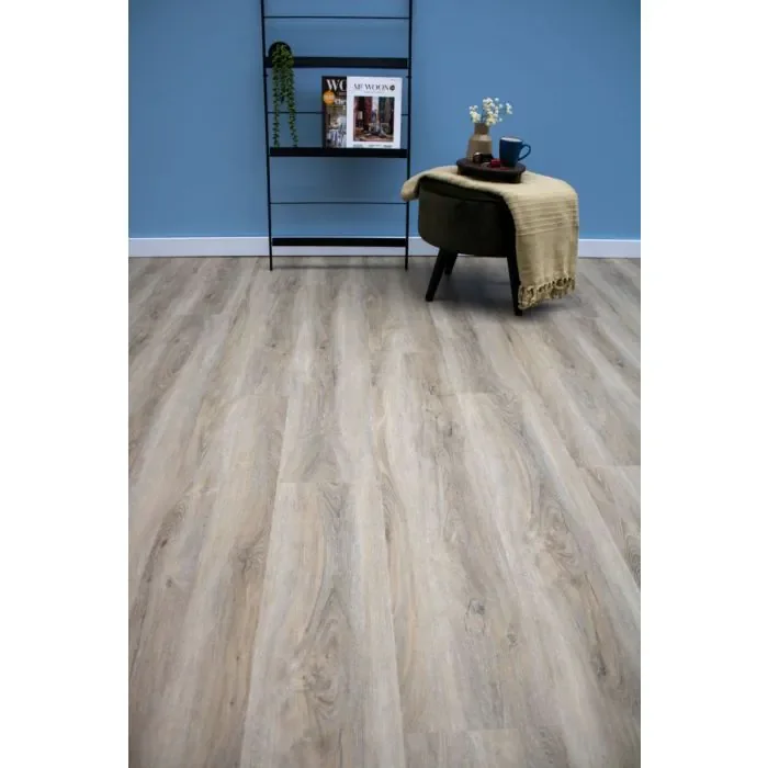 Favoriet VecoFloors Gerookt Eiken Grijs Rigid Click PVC A0001324 ACTIE OP=OP