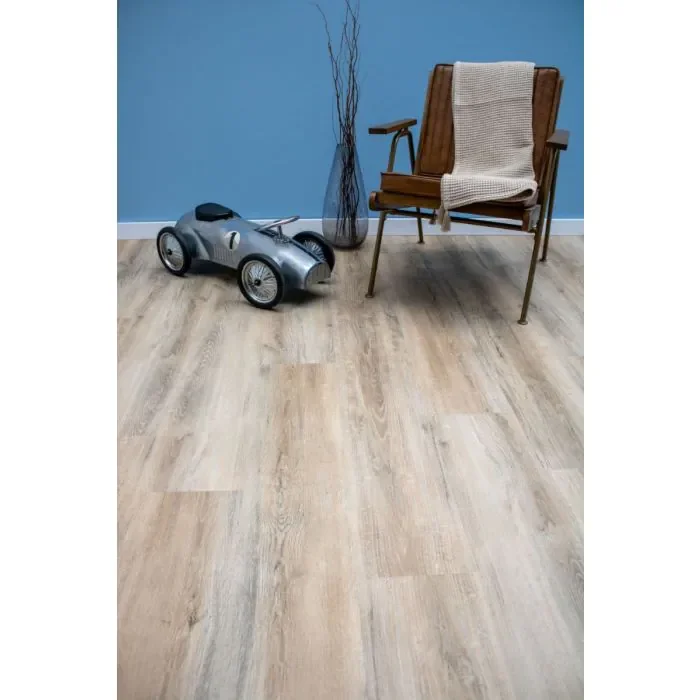 Alleen Vandaag VecoFloors Gerookt Eiken Bruin/Grijs Rigid Click PVC A0003186 ACTIE OP=OP
