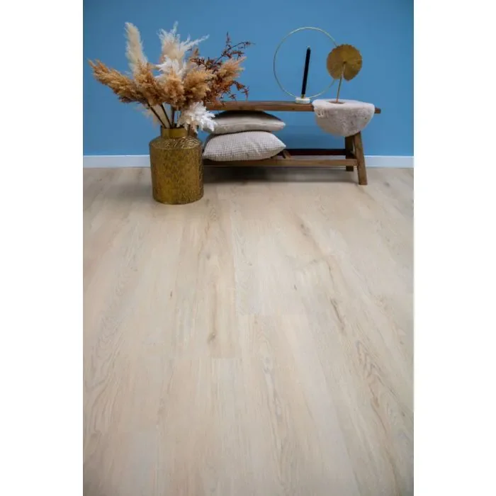 Finale Uitverkoop VecoFloors Bruin Rustiek Licht Eiken Rigid Click PVC A0012839 ACTIE OP=OP