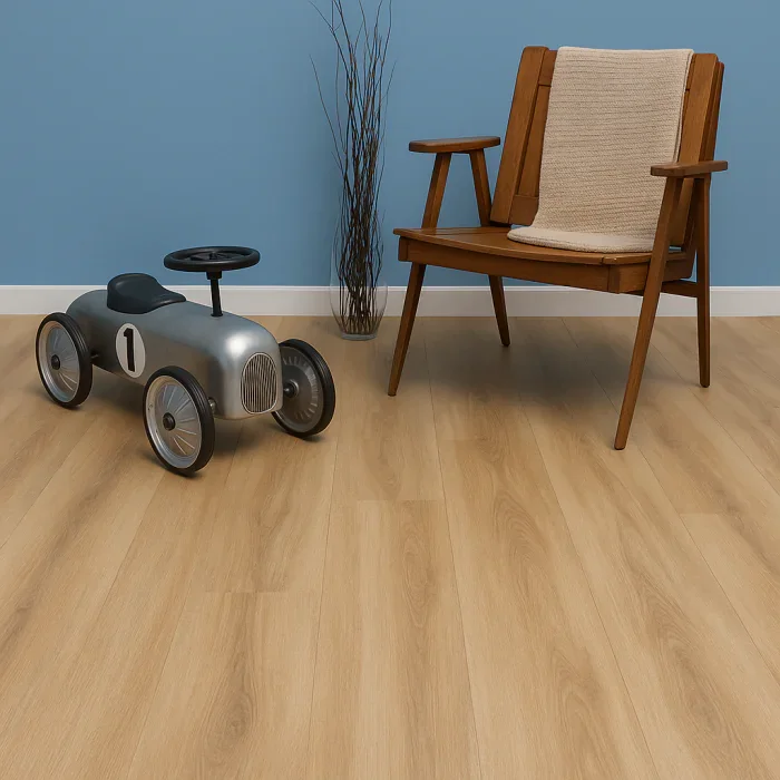 Laatste Versie VecoFloors Bruin Warm Eiken Rigid Click PVC A0025908 ACTIE OP=OP