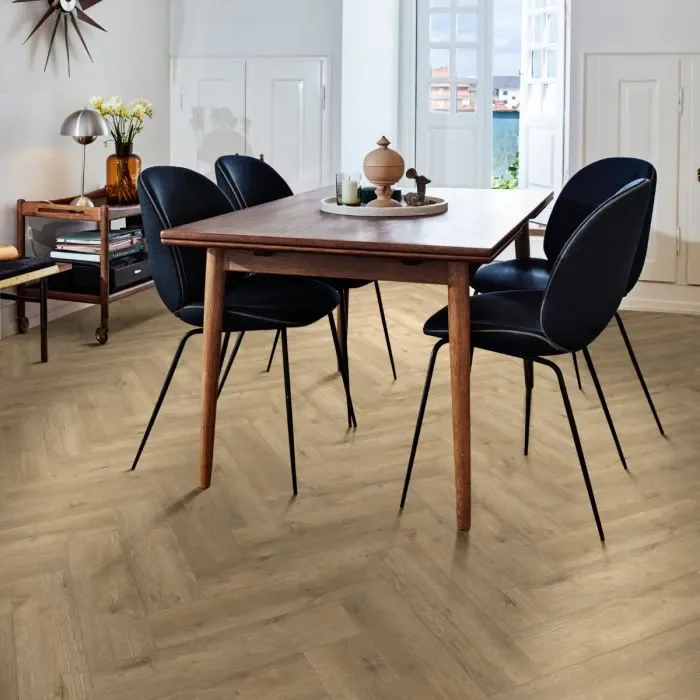 Populair Beautifloor PVC Plak Visgraat Zeeland Bruinisse 400108239