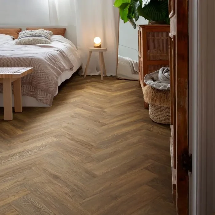 Must-Have Beautifloor PVC Plak Visgraat Zeeland Graauw 400108240